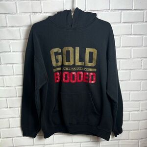Gold Blooded San Francisco Black Hoodie/men’s size L